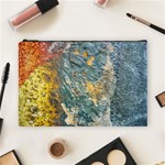 Colorful Abstract Texture  Cosmetic Bag (Large)  Front