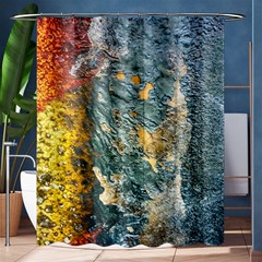 Colorful Abstract Texture  Shower Curtain 60  X 72  (medium)  by dflcprints