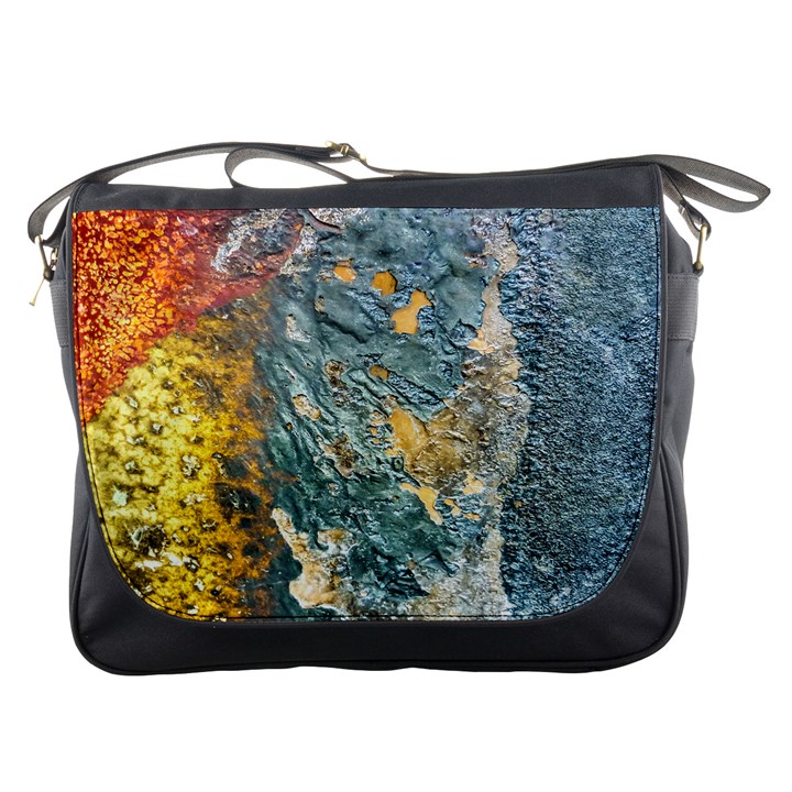 Colorful Abstract Texture  Messenger Bags