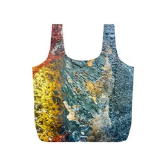 Colorful Abstract Texture  Full Print Recycle Bags (s)  by dflcprints