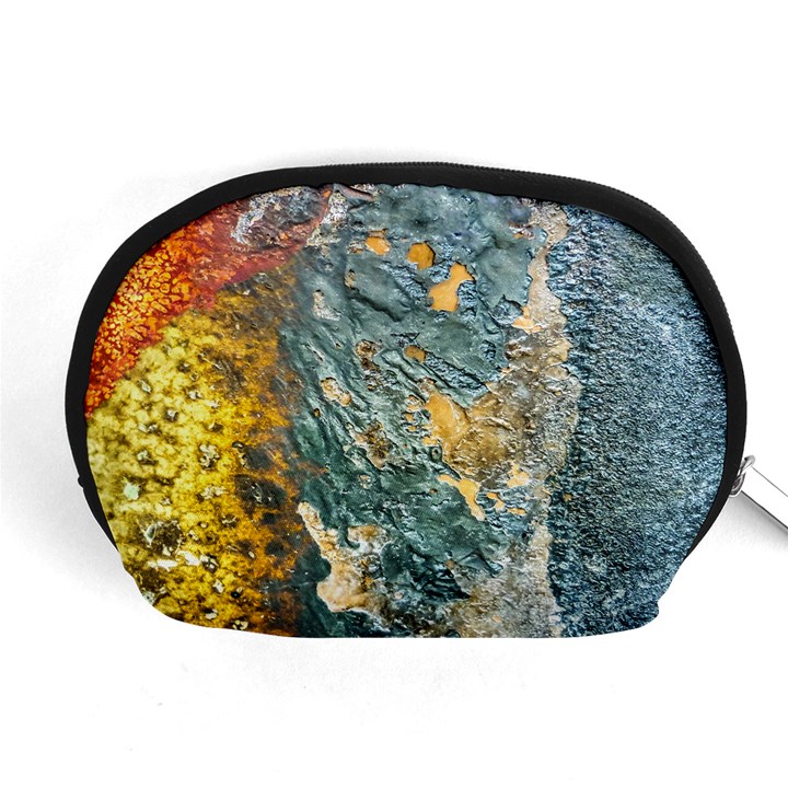 Colorful Abstract Texture  Accessory Pouches (Medium) 