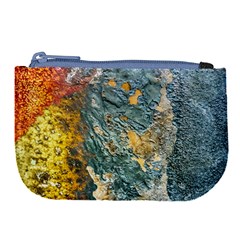 Colorful Abstract Texture  Large Coin Purse by dflcprints