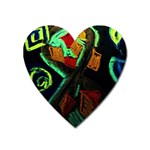 Girls Curiousity 12 Heart Magnet Front