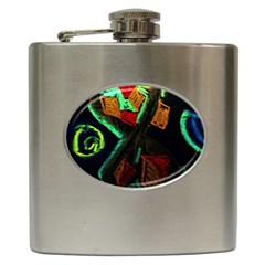 Girls Curiousity 12 Hip Flask (6 Oz) by bestdesignintheworld