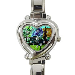 House Will Be Built Heart Italian Charm Watch by bestdesignintheworld