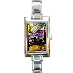 House Will Be Built 6 Rectangle Italian Charm Watch by bestdesignintheworld