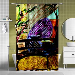 House Will Be Built 6 Shower Curtain 48  X 72  (small)  by bestdesignintheworld