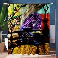 House Will Be Built 6 Shower Curtain 60  X 72  (medium)  by bestdesignintheworld