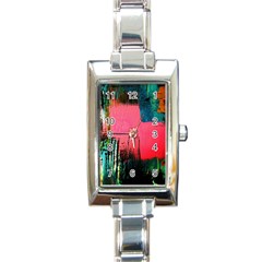 Humidity 12 Rectangle Italian Charm Watch by bestdesignintheworld