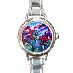 Desert Blooming 1/1 Round Italian Charm Watch