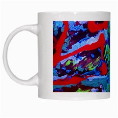 Desert Blooming 1/1 White Mugs by bestdesignintheworld