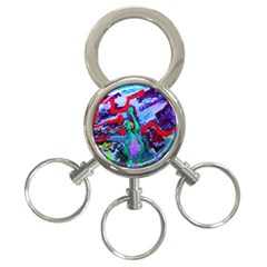 Desert Blooming 1/1 3-ring Key Chains by bestdesignintheworld