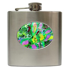 Desert Blooming 1/2 Hip Flask (6 Oz) by bestdesignintheworld