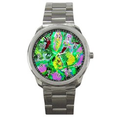 Desert Blooming 1/2 Sport Metal Watch by bestdesignintheworld