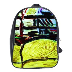 House Will Be Built 5 School Bag (large) by bestdesignintheworld