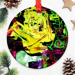 Spooky Attick 3 Ornament (round) by bestdesignintheworld