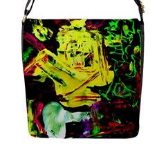 Spooky Attick 3 Flap Messenger Bag (l)  by bestdesignintheworld