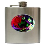 Spooky Attick 4 Hip Flask (6 oz) Front