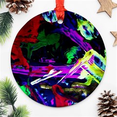 Spooky Attick 5 Ornament (round) by bestdesignintheworld