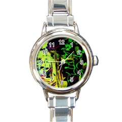 Spooky Attick 6 Round Italian Charm Watch by bestdesignintheworld