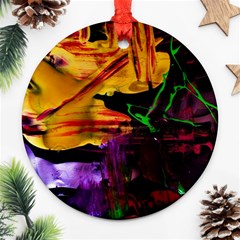 Spooky Attick 7 Ornament (round) by bestdesignintheworld