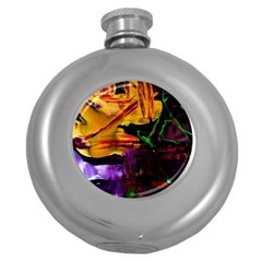 Spooky Attick 7 Round Hip Flask (5 Oz) by bestdesignintheworld