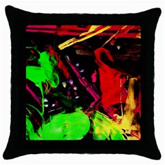 Spooky Attick 8 Throw Pillow Case (black) by bestdesignintheworld