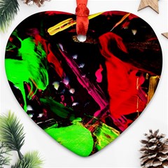 Spooky Attick 8 Heart Ornament (two Sides) by bestdesignintheworld