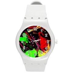 Spooky Attick 8 Round Plastic Sport Watch (m) by bestdesignintheworld