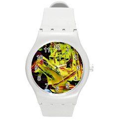 Spooky Attick 9 Round Plastic Sport Watch (m) by bestdesignintheworld