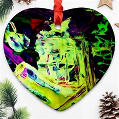 Spooky Attick 10 Ornament (heart) by bestdesignintheworld