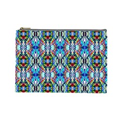 Artwork By Patrick-colorful-34 Cosmetic Bag (large)  by ArtworkByPatrick