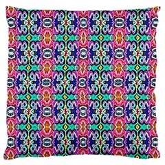 Artwork By Patrick-colorful-34 1 Large Cushion Case (two Sides) by ArtworkByPatrick