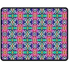 Artwork By Patrick-colorful-34 1 Double Sided Fleece Blanket (medium)  by ArtworkByPatrick