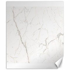 White Marble Tiles Rock Stone Statues Canvas 20  X 24   by Simbadda