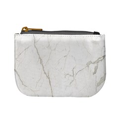 White Marble Tiles Rock Stone Statues Mini Coin Purses by Simbadda