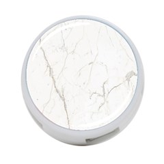 White Marble Tiles Rock Stone Statues 4-port Usb Hub (two Sides)  by Simbadda