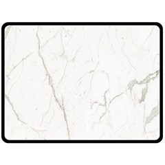 White Marble Tiles Rock Stone Statues Fleece Blanket (large)  by Simbadda