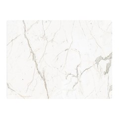 White Marble Tiles Rock Stone Statues Double Sided Flano Blanket (mini)  by Simbadda