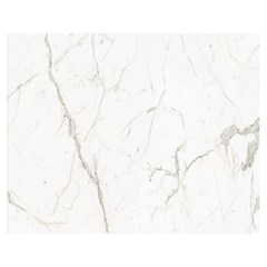 White Marble Tiles Rock Stone Statues Double Sided Flano Blanket (medium)  by Simbadda