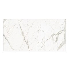 White Marble Tiles Rock Stone Statues Satin Shawl by Simbadda