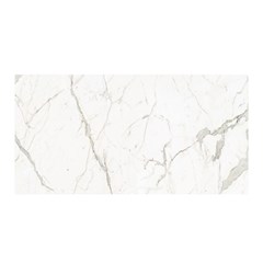 White Marble Tiles Rock Stone Statues Satin Wrap by Simbadda