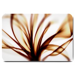 Digital Tree Fractal Digital Art Large Doormat  by Simbadda