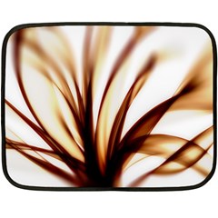 Digital Tree Fractal Digital Art Fleece Blanket (mini) by Simbadda