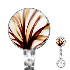 Digital Tree Fractal Digital Art Stainless Steel Nurses Watch by Simbadda