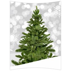 Christmas Xmas Tree Bokeh Back Support Cushion by Simbadda