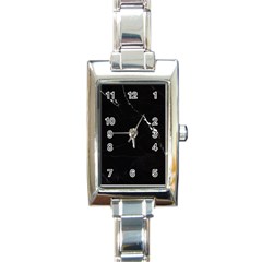 Black Marble Tiles Rock Stone Statues Rectangle Italian Charm Watch by Simbadda