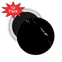 Black Marble Tiles Rock Stone Statues 2 25  Magnets (10 Pack)  by Simbadda