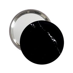 Black Marble Tiles Rock Stone Statues 2 25  Handbag Mirrors by Simbadda