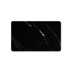 Black Marble Tiles Rock Stone Statues Magnet (name Card) by Simbadda